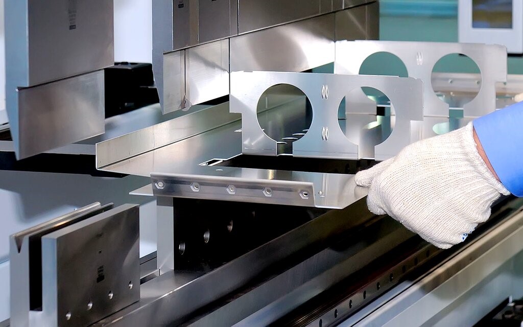 sheet metal production processes cutting bending stamping welding