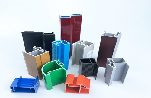 Plastic extrusion prototyping samples for testing custom profiles